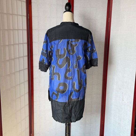 Proenza Schouler Vintage Semi-Sheer Cotton/Silk Blend Tunic (XS/Small) - Picture 13 of 14